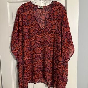 Show Me Your Mumu snake print tunic